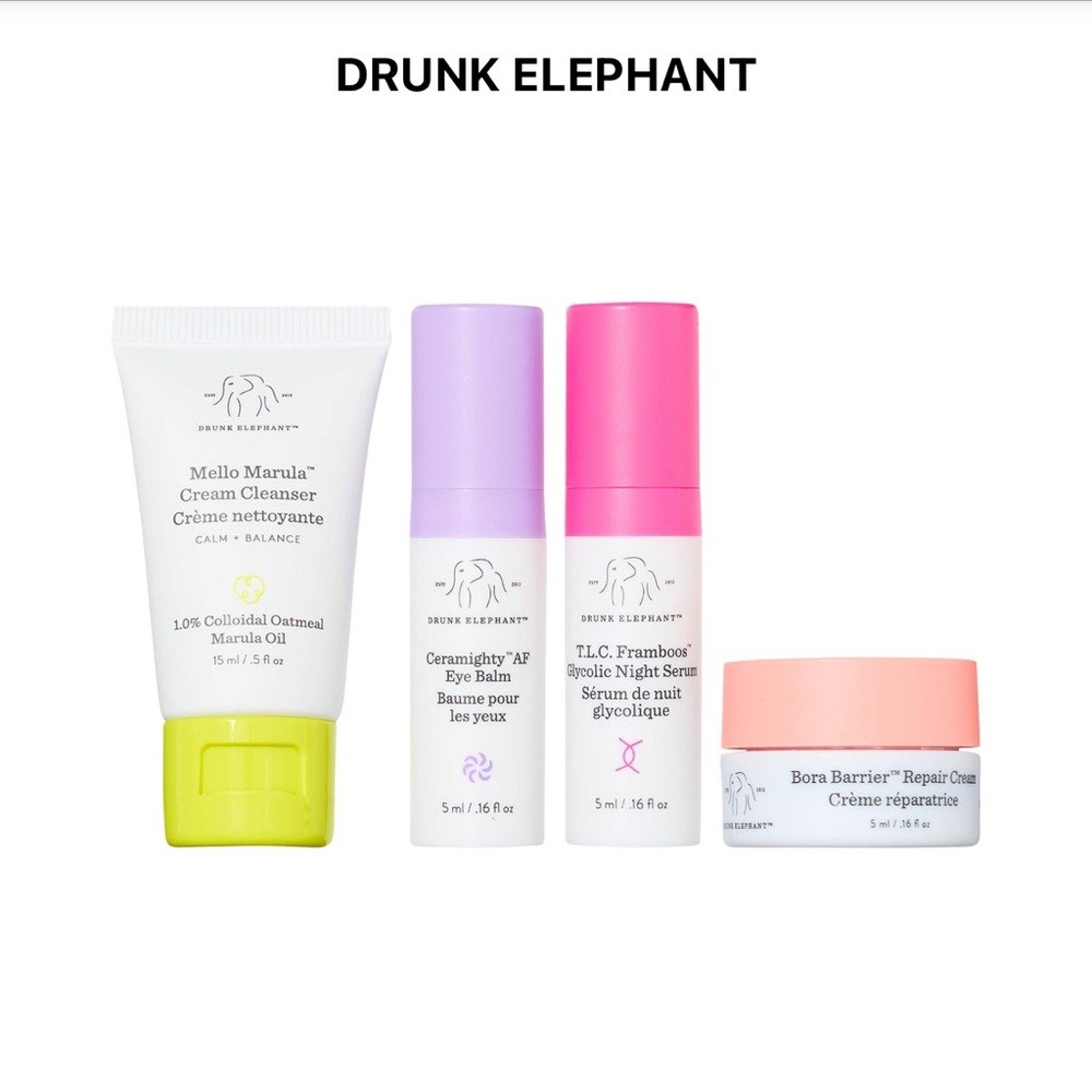 Drunk Elephant Cozy Comforts Skincare Set - Great for Travel! On sale retail $99